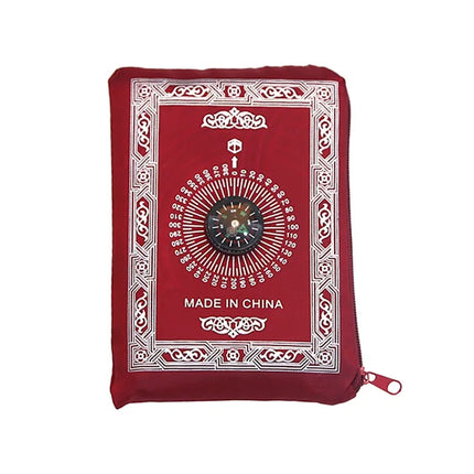 Tapis de Prière Musulman imprimé Portable – Léger et Pliable - BONSOOQ