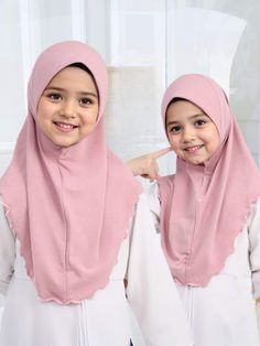 Hijab Enfant Musulman 50 cm – Écharpe Islamique Fille Douce et Confortable - BONSOOQ
