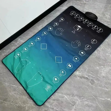 Tapis de Prière Musulman Électronique – Guidage LED Interactif - BONSOOQ