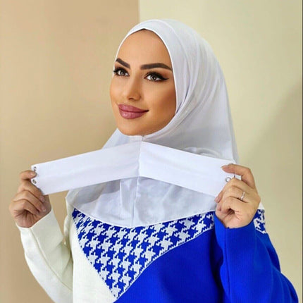 Nouveau Hijab Instantané en Jersey avec Sous-Hijab pour Femmes Musulmanes - BONSOOQ