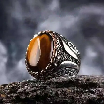 Bague Musulmane Homme Turque – Bijou Spirituel Élégant - BONSOOQ