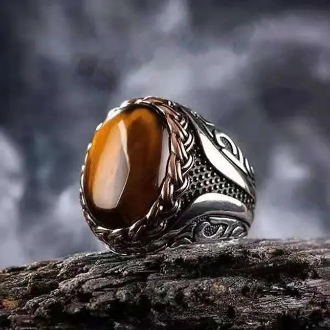 Bague Musulmane Homme Turque – Bijou Spirituel Élégant - BONSOOQ