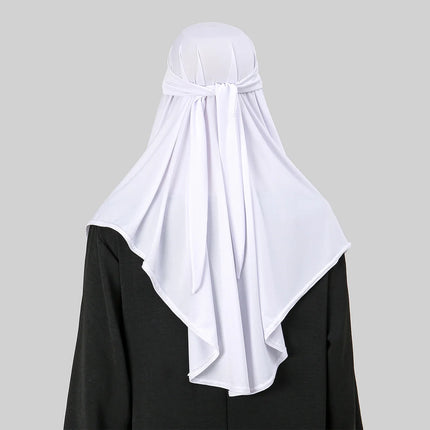 Hijab Instantané à Sangles Femme Musulmane – Jersey Modal Élégant Uni - BONSOOQ