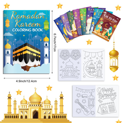 Lot de 16 Mini Livres de Coloriage – Peinture Graffiti - BONSOOQ