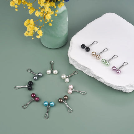 Clips Hijab Perles Femme Musulmane – Lot 12 Élégants - BONSOOQ