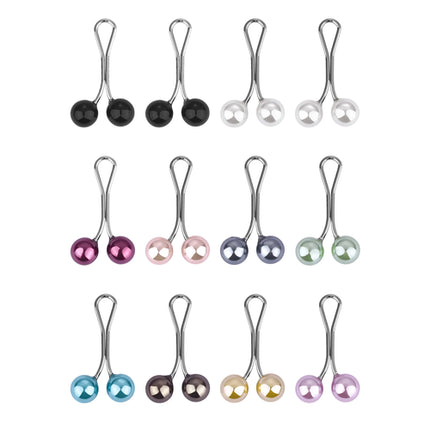 Clips Hijab Perles Femme Musulmane – Lot 12 Élégants - BONSOOQ
