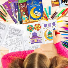Lot de 16 Mini Livres de Coloriage – Peinture Graffiti - BONSOOQ