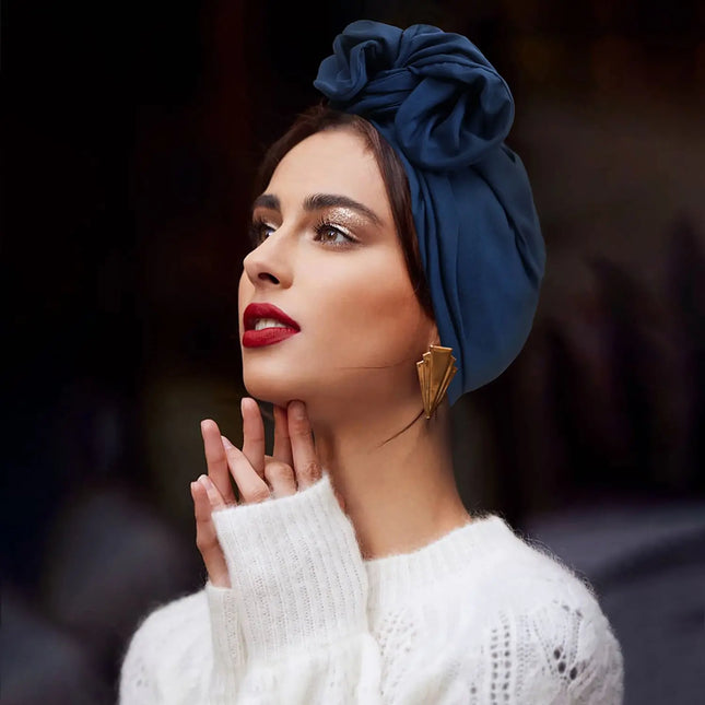 Turban Vintage Femme Musulmane – Bandeau Modeste Élégant - BONSOOQ