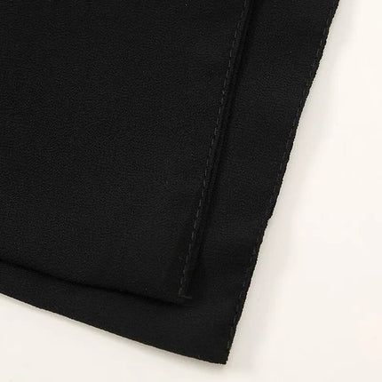 Niqab en Chiffon Noir Femme Musulmane – Couvre-Visage Élégant - BONSOOQ