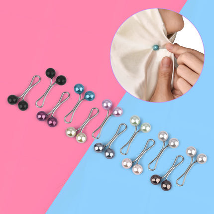 Clips Hijab Perles Femme Musulmane – Lot 12 Élégants - BONSOOQ