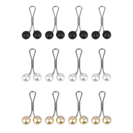 Clips Hijab Perles Femme Musulmane – Lot 12 Élégants - BONSOOQ