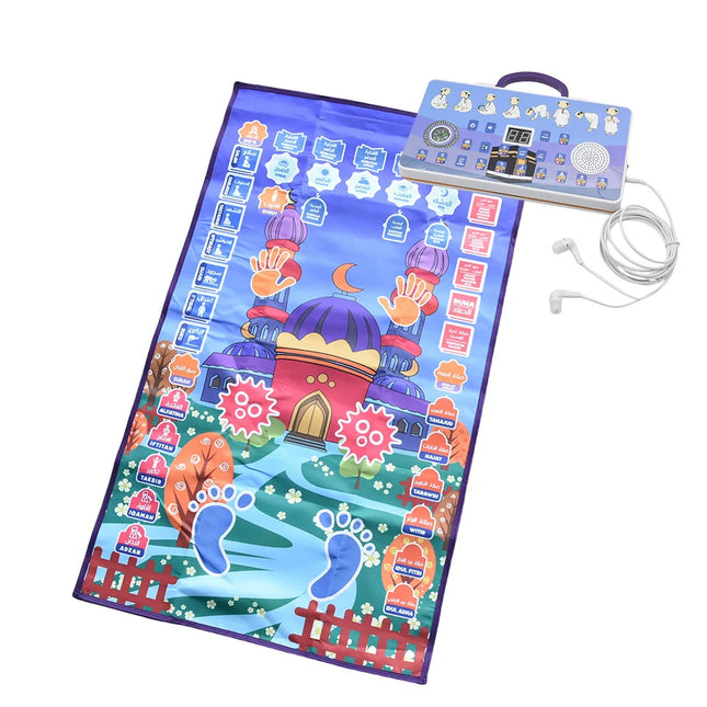 Tapis de Prière Interactif et Parlant pour Enfants – Apprentissage Ludique de la Salat - BONSOOQ