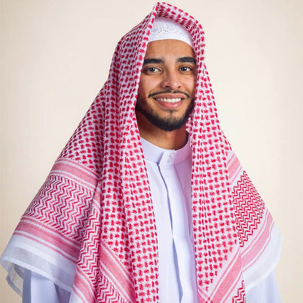 Écharpe Shemagh Homme Musulman – Foulard Traditionnel Élégant - BONSOOQ