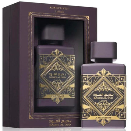 Lattafa Badee Al Oud Améthyste Eau de Parfum Unisexe – Parfum Oud Spirituel 100ml - BONSOOQ