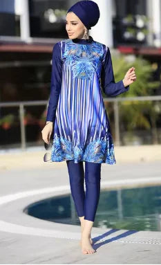 Burkini Plage Modeste Femme Musulmane – Grande Taille - BONSOOQ